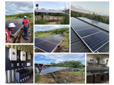 solar installation in Kenya